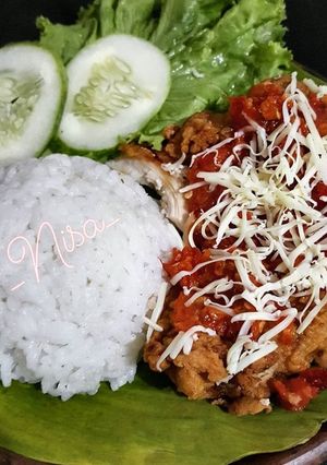 Foto resep Ayam geprek keju