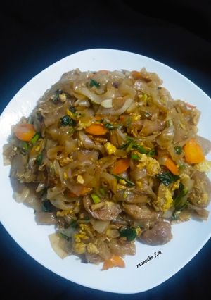 Foto resep Kwetiau goreng baso