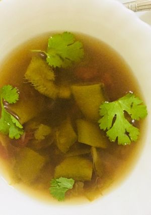 A picture of Broad /sem fali beans soup.