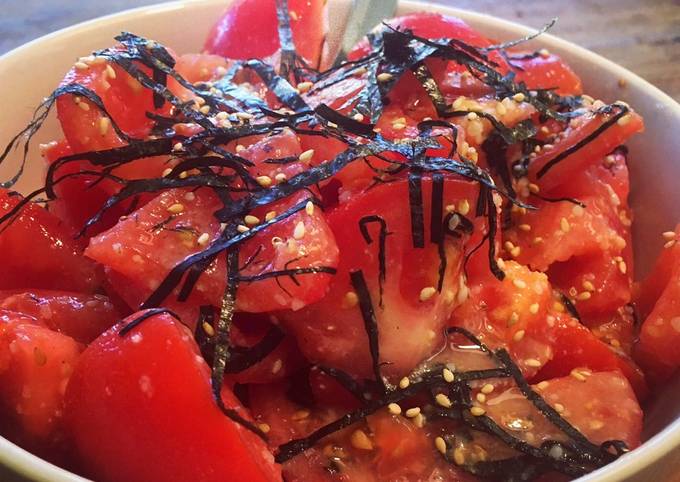 Simple Way to Prepare Any-night-of-the-week Japanese Tomato Salad