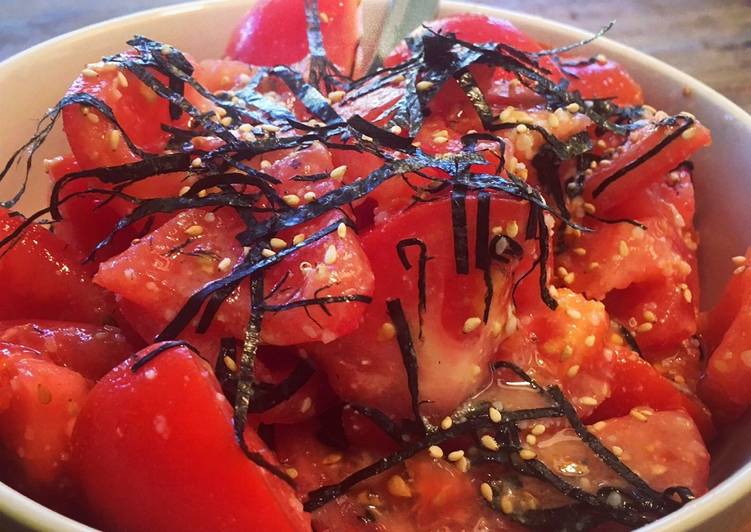 Recipe of Award-winning Japanese Tomato Salad