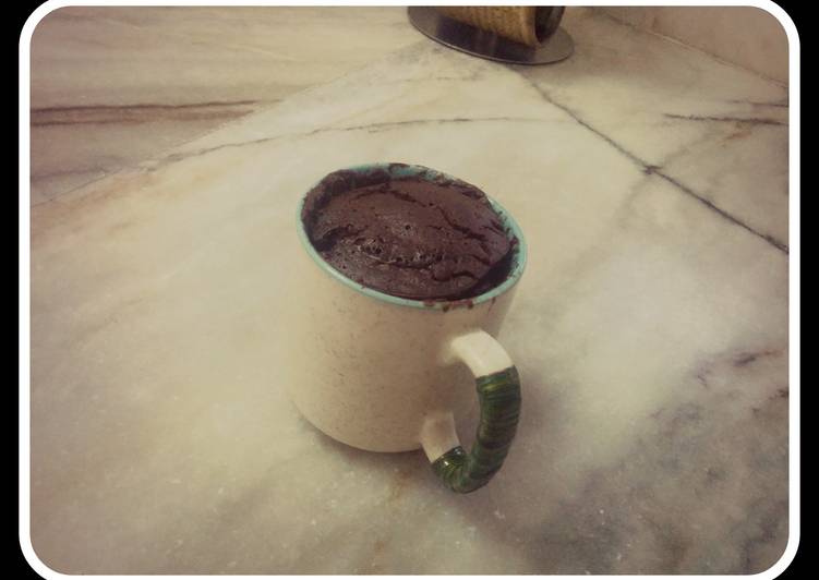 Simple Way to Prepare Perfect Yummy chocolate egg less mug cake