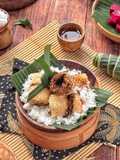 Putu Bambu Buah Naga