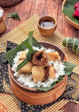Foto resep Putu Bambu Buah Naga