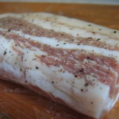 A picture of Extremely Delicious Homemade Pancetta.
