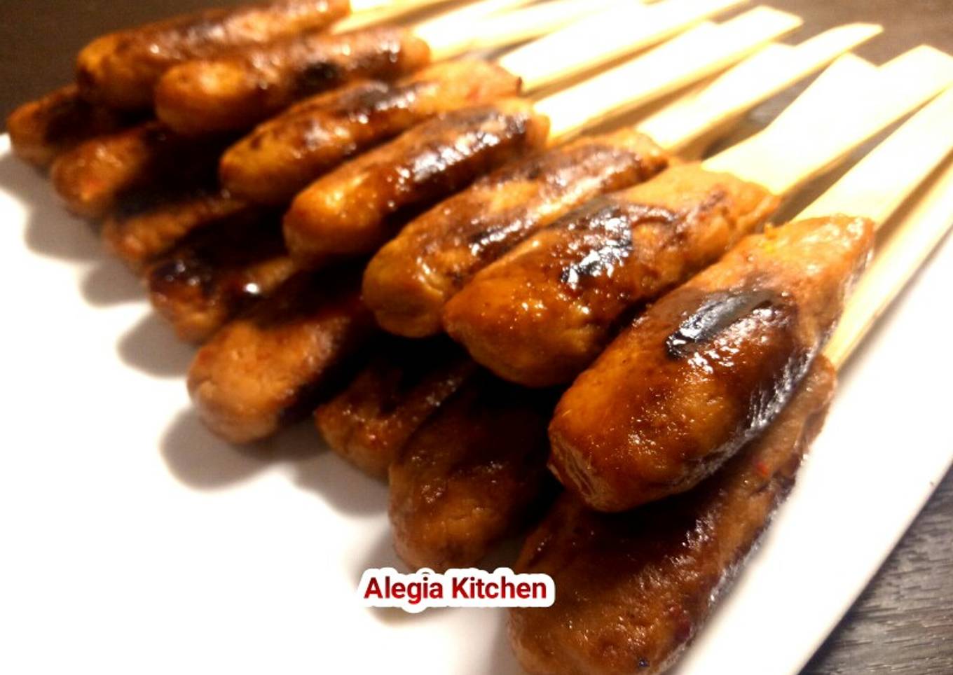 15. Sate babi lilit manis bumbu Bali