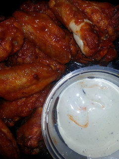 A picture of Hot wings.