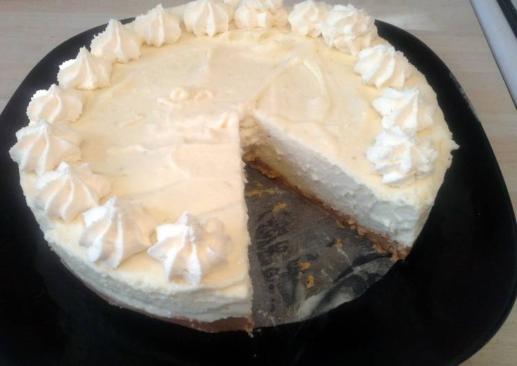 Recipe of Favorite White Chocolate and Lime Cheesecake