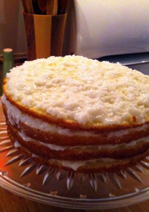 A picture of Coconut Cake.