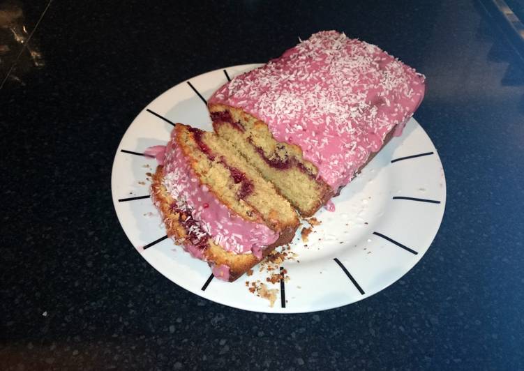 Easiest Way to Prepare Quick Coconut and raspberry loaf cake