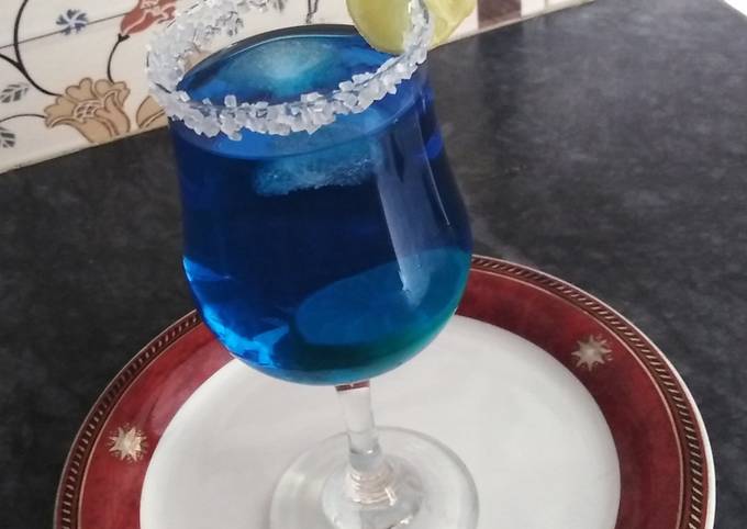 Simple Way to Make Award-winning Blue Margarita