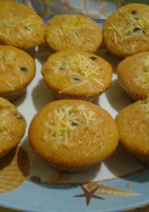 Foto resep Berrychoco chips & cheese muffin