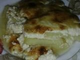 بطاطس بالكريمة والجبنة