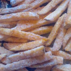 A picture of Baked Seasoned Fries.