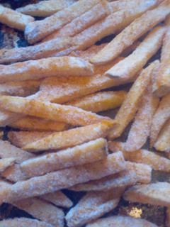 A picture of Baked Seasoned Fries.