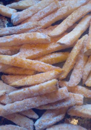 A picture of Baked Seasoned Fries.