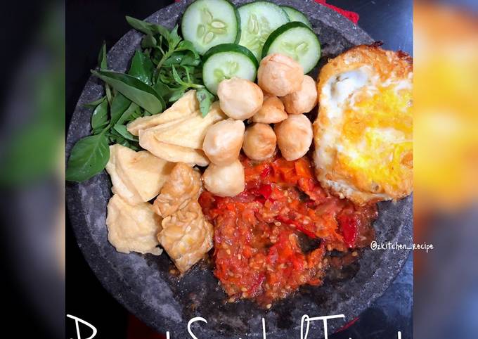 Anti Ribet, Buat Penyet sambal tomat Enak