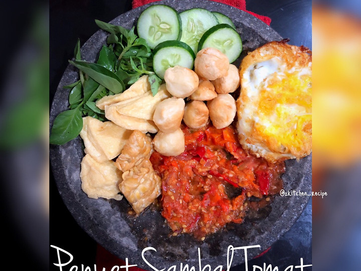 Anti Ribet, Buat Penyet sambal tomat Enak