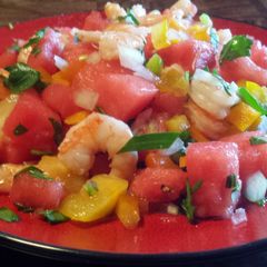 A picture of Shrimp and Watermelon Salad.