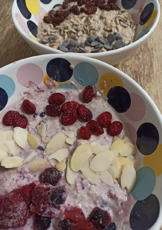 Una foto de Porridge frío / copos de avena para toda la familia (BLW)
