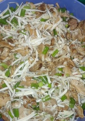 A picture of Chicken Kelaguen With Finadene Sauce.