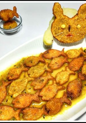 নিরামিষ মাছের ধোঁকার ডালনা (niramish macher dhokar dalna recipe in Bengali) রেসিপির প্রধান ছবি