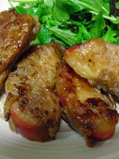 A picture of Pork-Wrapped Apples.