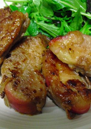 A picture of Pork-Wrapped Apples.