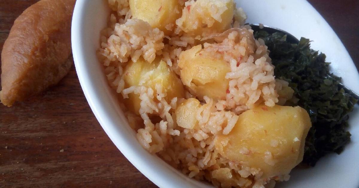 Rice with Potatoes Recipe by Raduma Jamse (0716271944) Cookpad