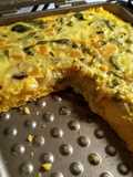 Tarta de zapallitos sin harina en flip