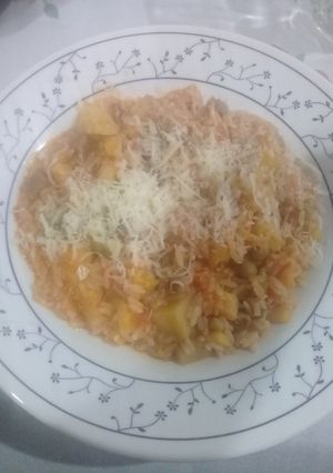 Una foto de Guiso de arroz