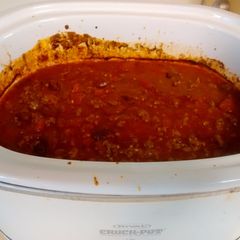 Crockpot chili A picture of Crockpot chili.