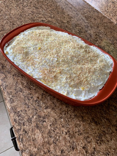 A picture of Easy lemon poke cake.