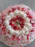 Torta Helada de Merengue frutilla