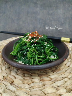 Foto resep Sigeumchi Namul / Salad Bayam Korea