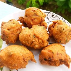 Methi ki pakodi A picture of Methi ki pakodi.