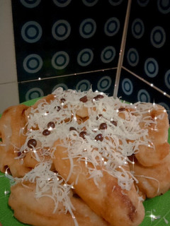 Foto resep Pisang goreng keju simpel.