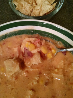 A picture of Bacon Chicken Corn Chowder.