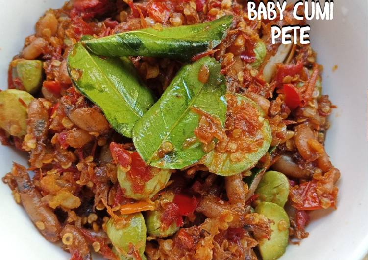 Resep Sambal Baby Cumi Permata Hijau 😘 Pete, Bikin Ngiler