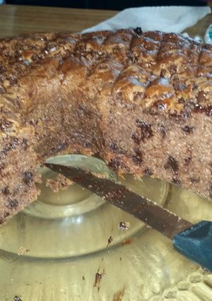 A picture of Chocolate Chip Pound Cake.