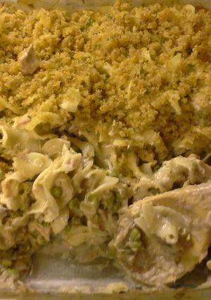 A picture of Easy tuna noodle casserole.