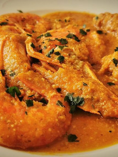 Una foto de Suquet de Salchichas con Gambas