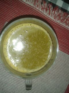 A picture of nutritious spinach soup.