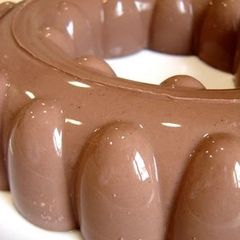 A picture of Tofu Chocolate Bavarois without Heavy Cream.