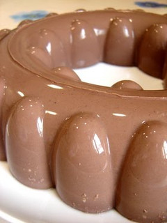 A picture of Tofu Chocolate Bavarois without Heavy Cream.