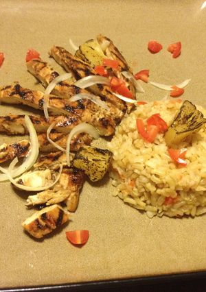 A picture of Teriyaki Pineapple Chicken.