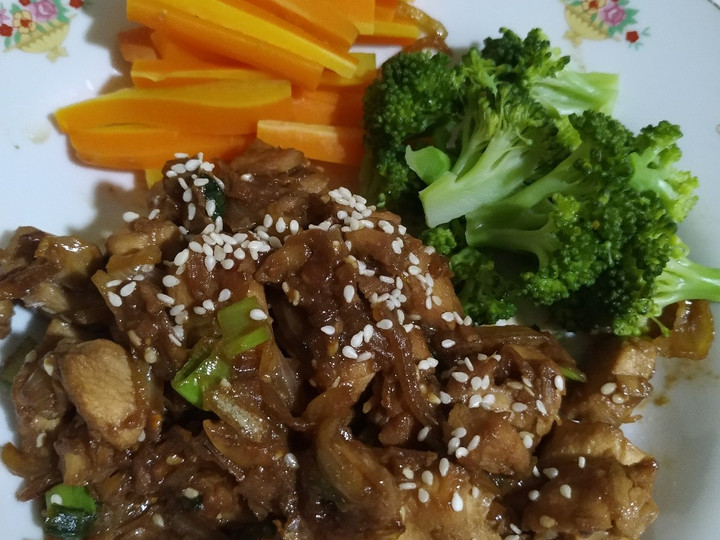 Langkah Mudah untuk Menyiapkan Ayam Teriyaki Simple Mudah, Enak