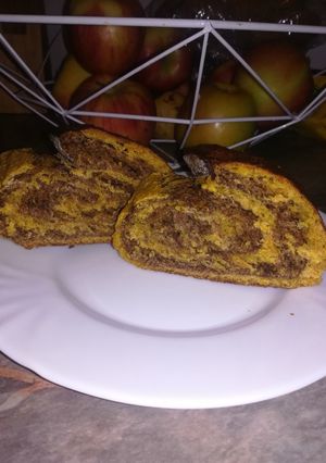 Sütőtökös kakaós kalács recept fotója