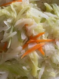 清炒高麗菜 的食譜成品照片