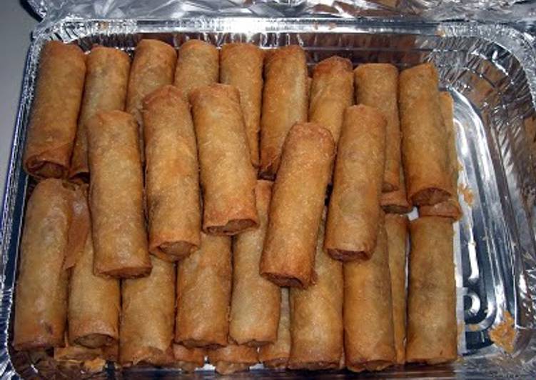 Easiest Way to Make Super Quick Homemade Pork eggrolls